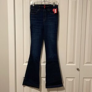 NWT SPANX 20327R Flare Jeans - Midnight Shade size S